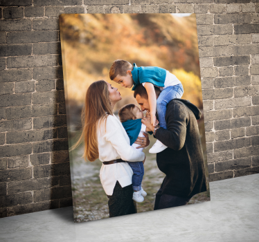 Cuadro personalizado foto familia - TenVinilo