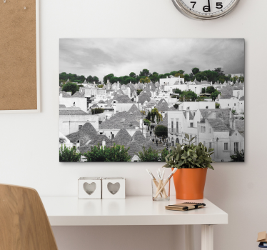 Cuadros de ciudades Alberobello trulli - TenVinilo