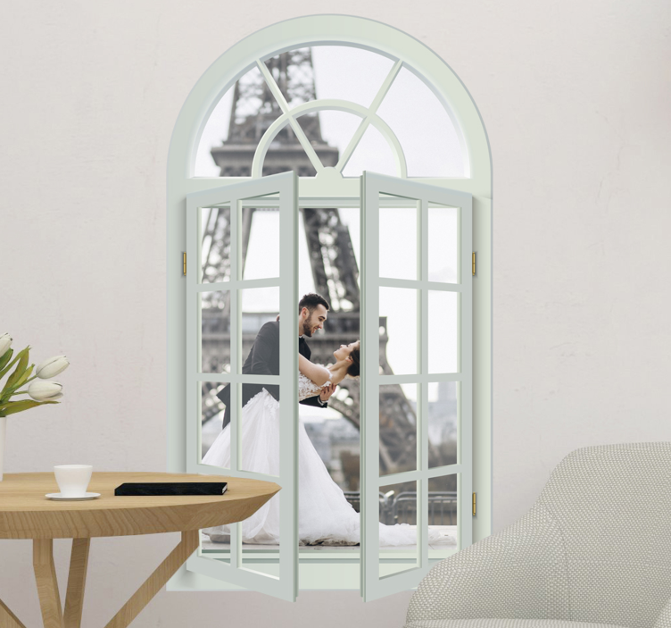 Vinilo original ventana vistas personalizadas - TenVinilo