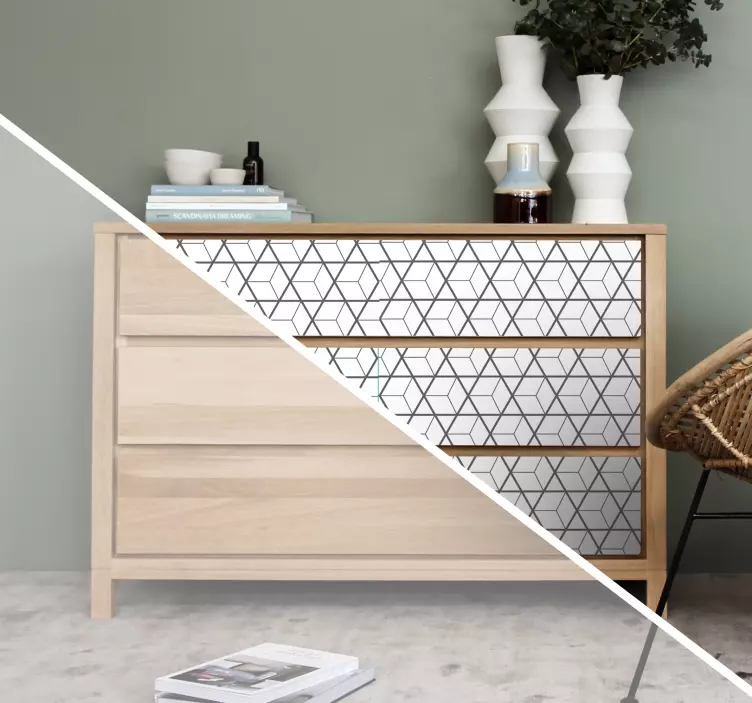 Vinilo para mueble motivos escandinavos - TenVinilo