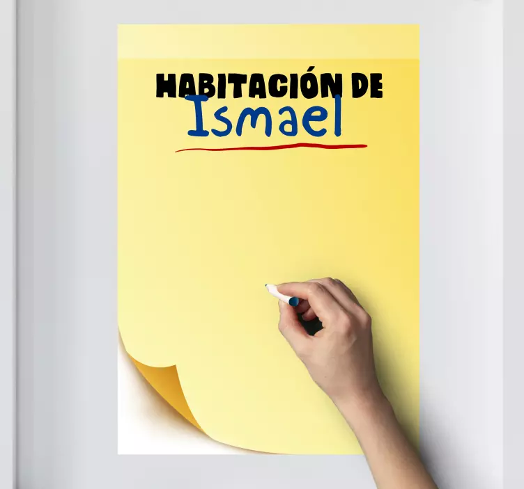 Vinilo para puerta publicarlo en pizarra - TenVinilo