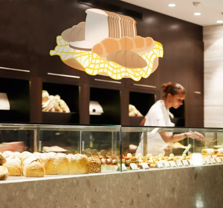 Vinilo decorativo pan - TenVinilo