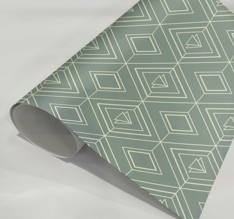 Vinilo cocina patrón geométrico de estilo art déco - TenVinilo