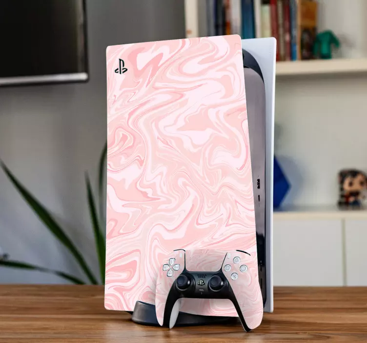 Skin ps4 diseño de patrón mármol - TenVinilo