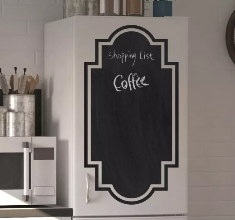 Vinilo pizarra de tiza para escribir menú - TenVinilo