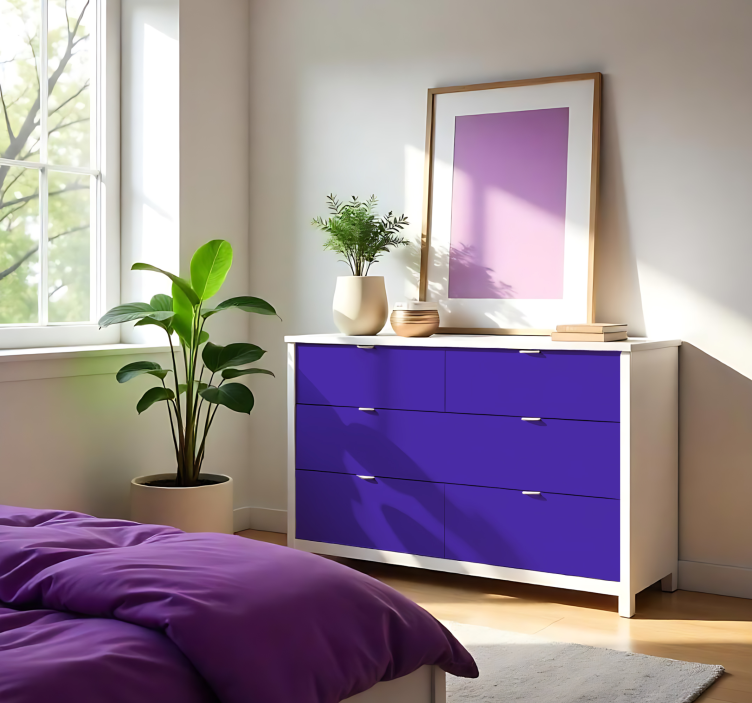 Vinilo adhesivo morado mate - TenVinilo