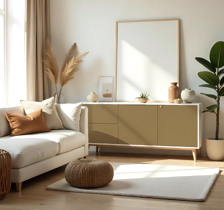 Vinilo adhesivo marrón beige mate - TenVinilo