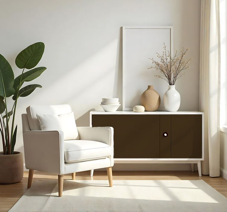 Vinilo adhesivo marrón mate - TenVinilo