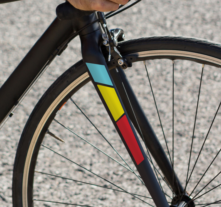 Calcomanía para bicicleta horquilla frontal de carretera - TenVinilo