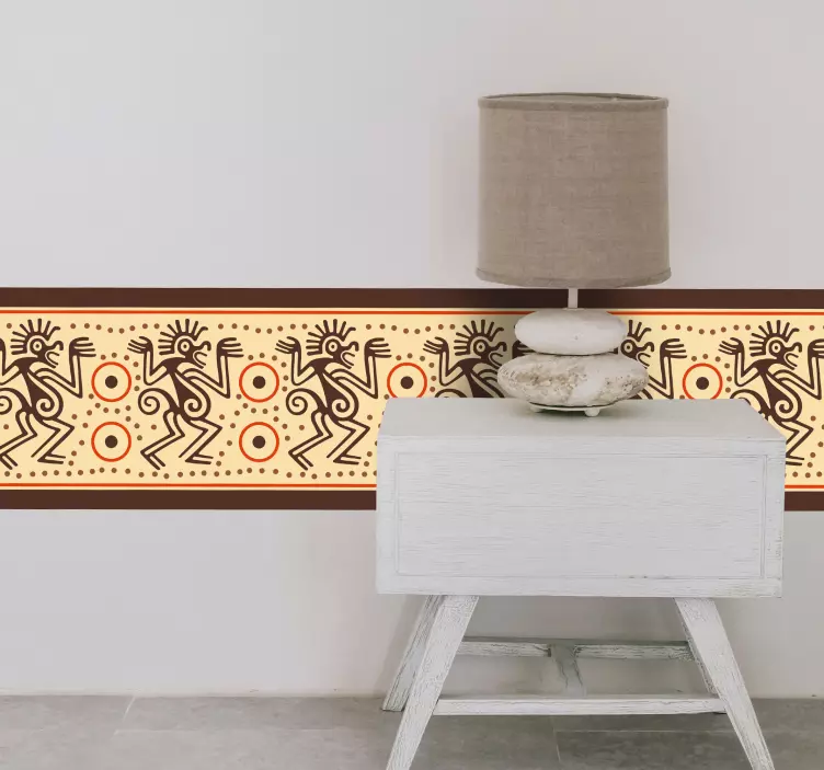 Cenefa adhesiva Icono maya - TenVinilo