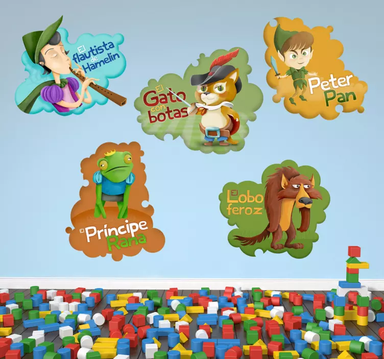 Colección pegatinas cuentos clásicos - TenVinilo