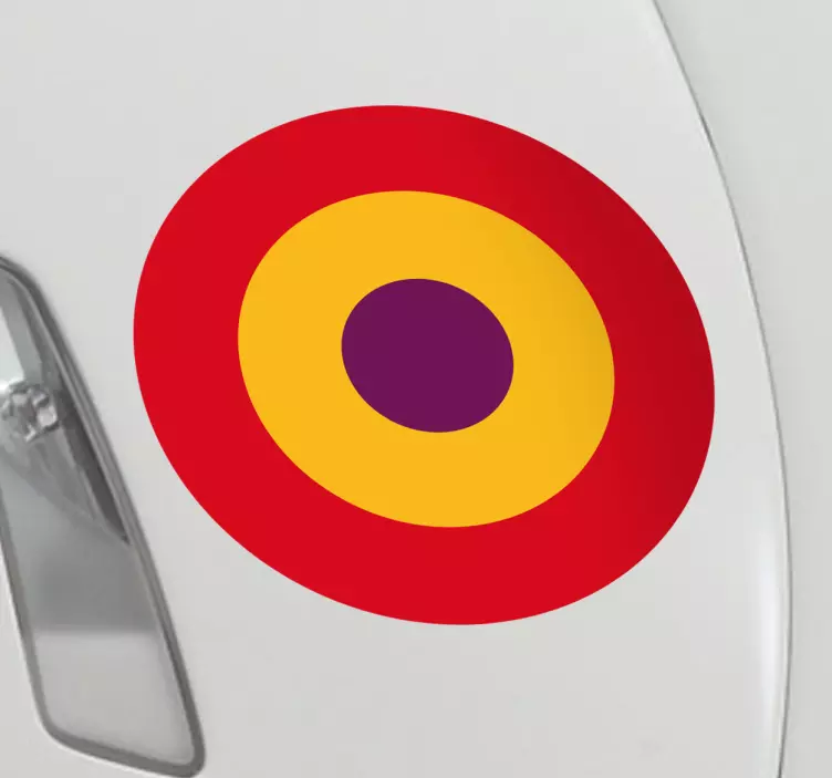 Pegatina bandera de España Republicana - TenVinilo