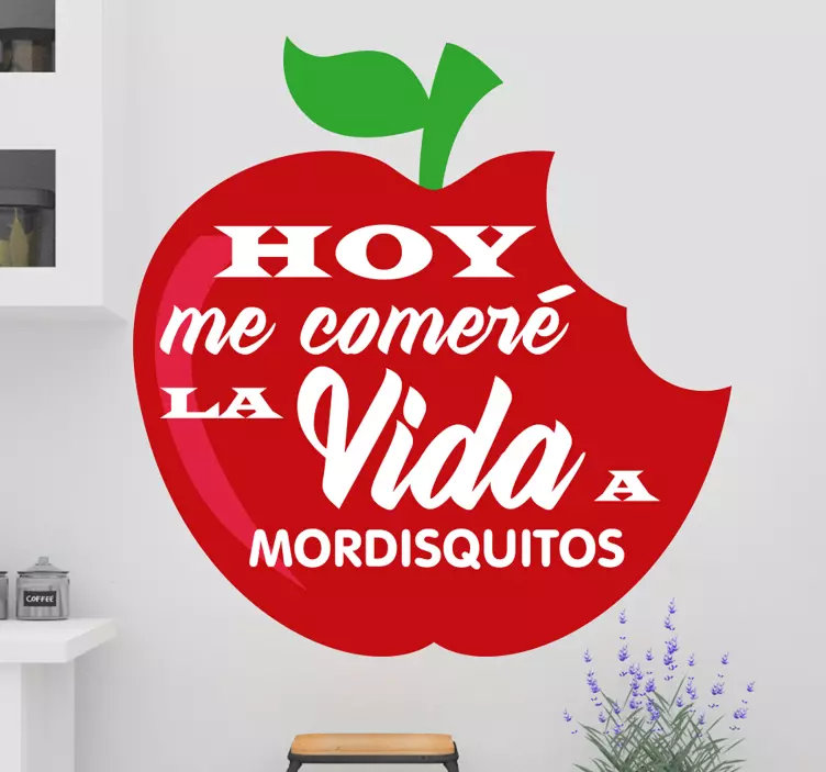 Vinilo comida Picar - TenVinilo