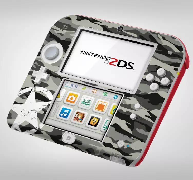 Pegatina nintendo pegatina de camuflaje para nintendo 2ds - TenVinilo
