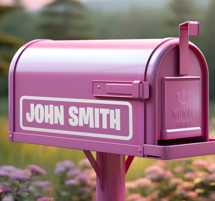 Pegatina para buzón letras personalizadas para buzón de 1 pulgada - TenVinilo