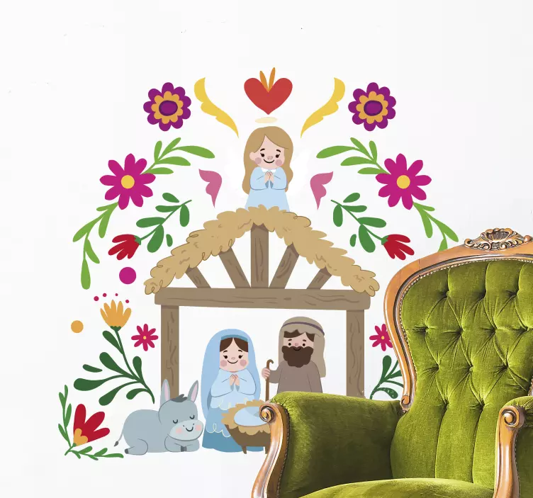 Pegatinas de navidad Posadas - TenVinilo