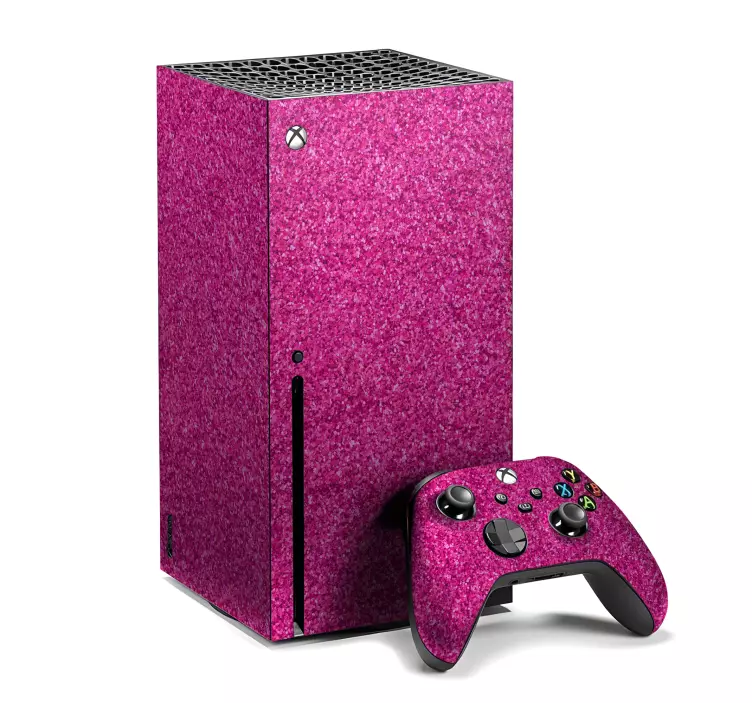 Pegatina Xbox brillo magenta - TenVinilo