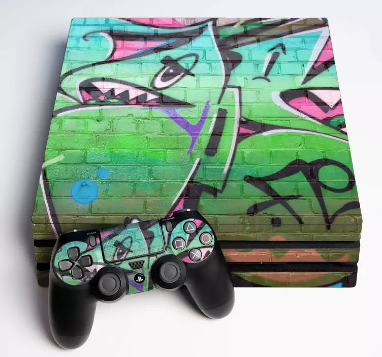 Skin ps4 patrones animales vibrantes - TenVinilo