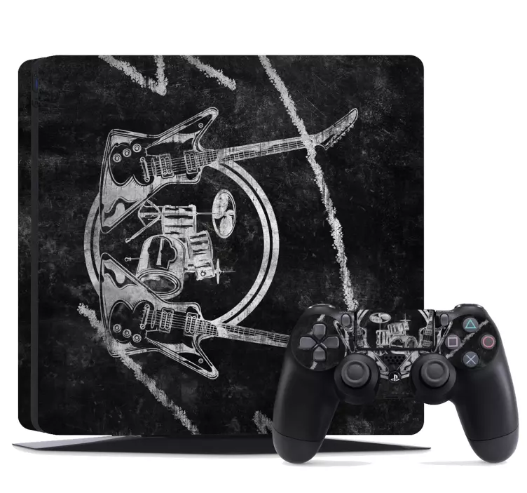 Skin ps4 set de batería y guitarra - TenVinilo