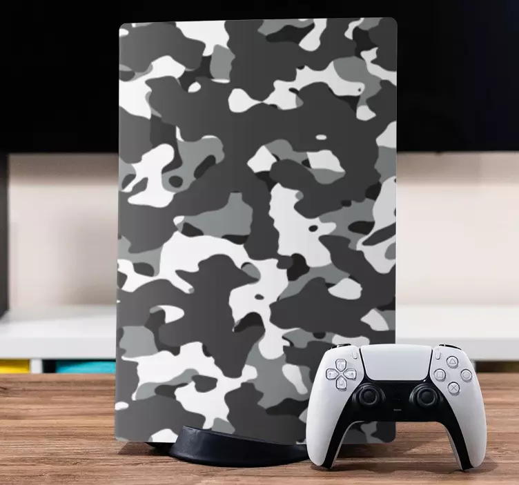 Skin PS5 patrón de camuflaje - TenVinilo