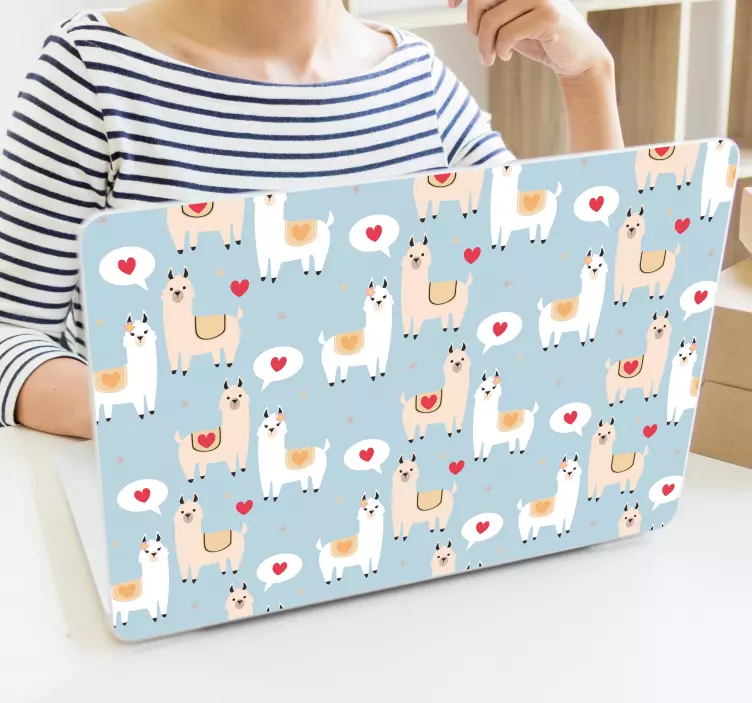 Vinilo decorativo para portátil de llamas - TenVinilo