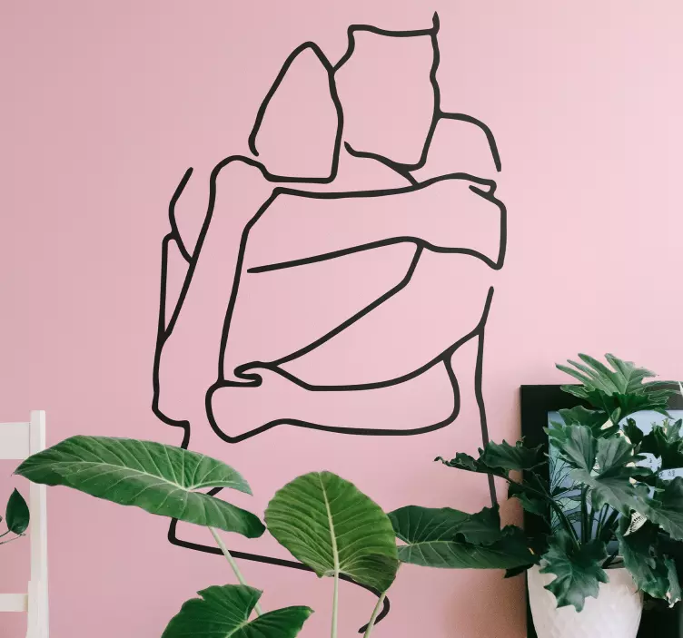 Sticker de amor Amor minimalista - TenVinilo