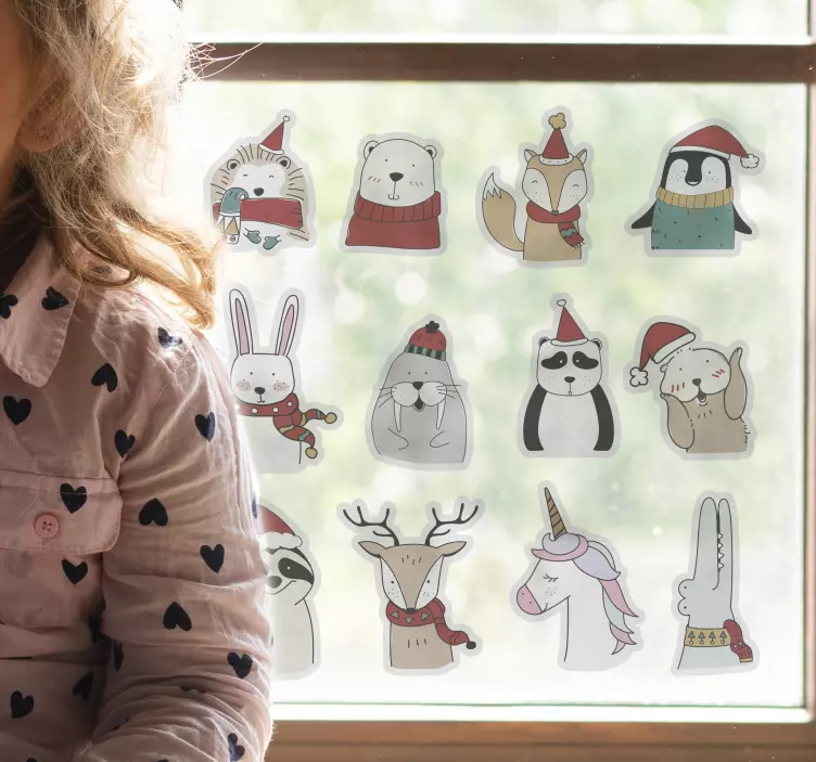 Vinilo animal de granja esculturas encantadoras - TenVinilo