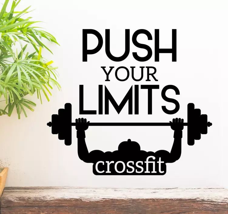 Vinilo crossfit gym - TenVinilo