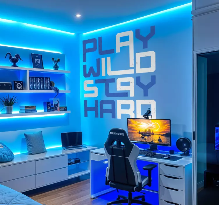 Vinilo videojuego play hard - TenVinilo