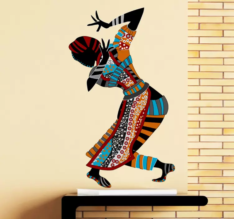 Vinilo decorativo bailarina exótica - TenVinilo