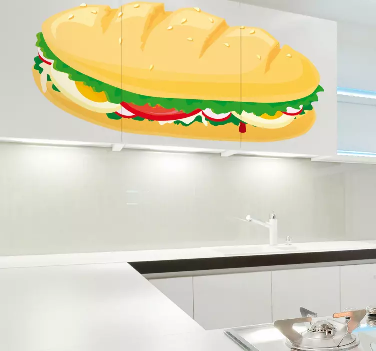 Vinilo decorativo bocadillo vegetal - TenVinilo