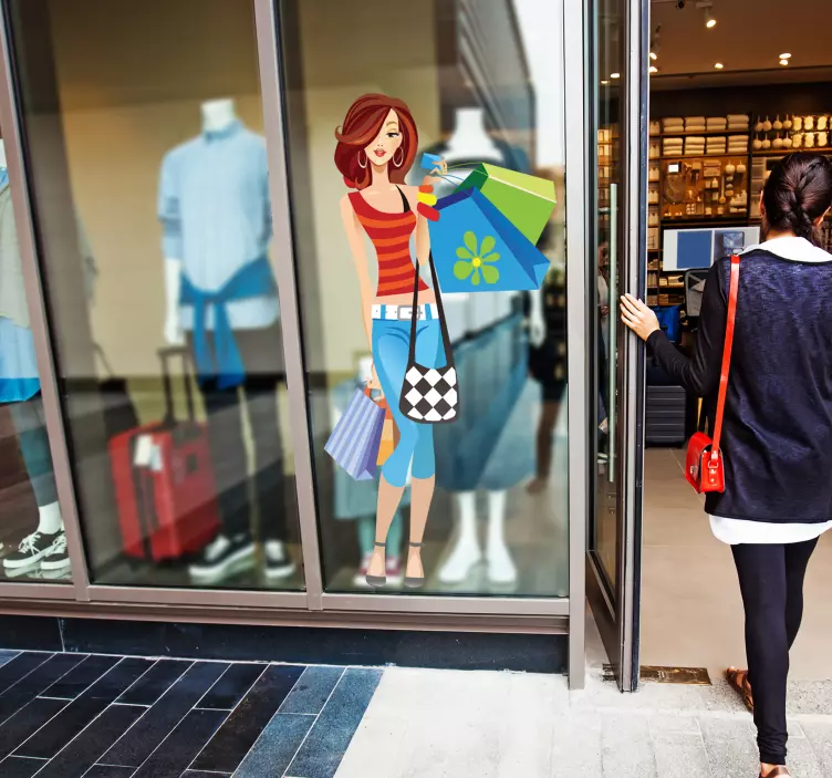 Vinilo decorativo comprando en primavera - TenVinilo