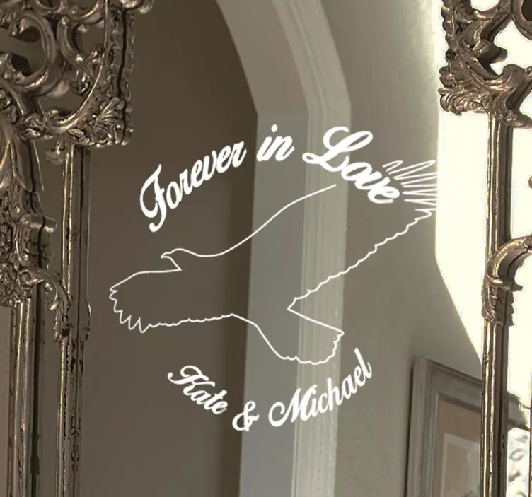 Vinilo decorativo Forever in love - TenVinilo