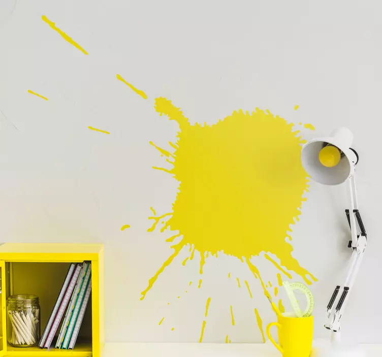 Vinilo decorativo manchado de tinta - TenVinilo