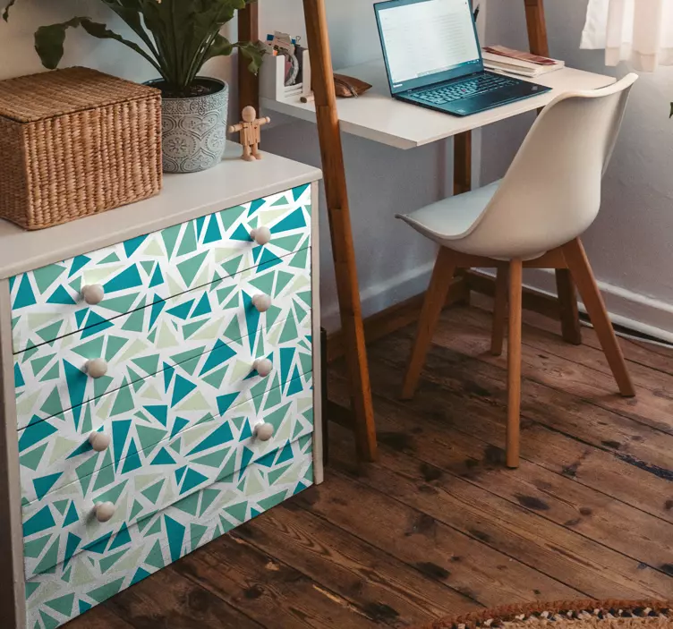 Vinilo decorativo mosaico retro - TenVinilo