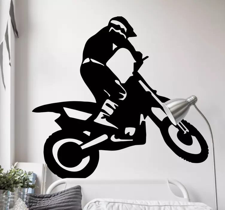 Vinilo decorativo motocross - TenVinilo