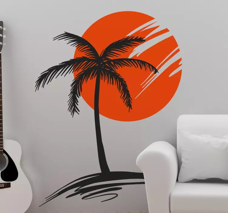 Vinilo decorativo palmera - TenVinilo