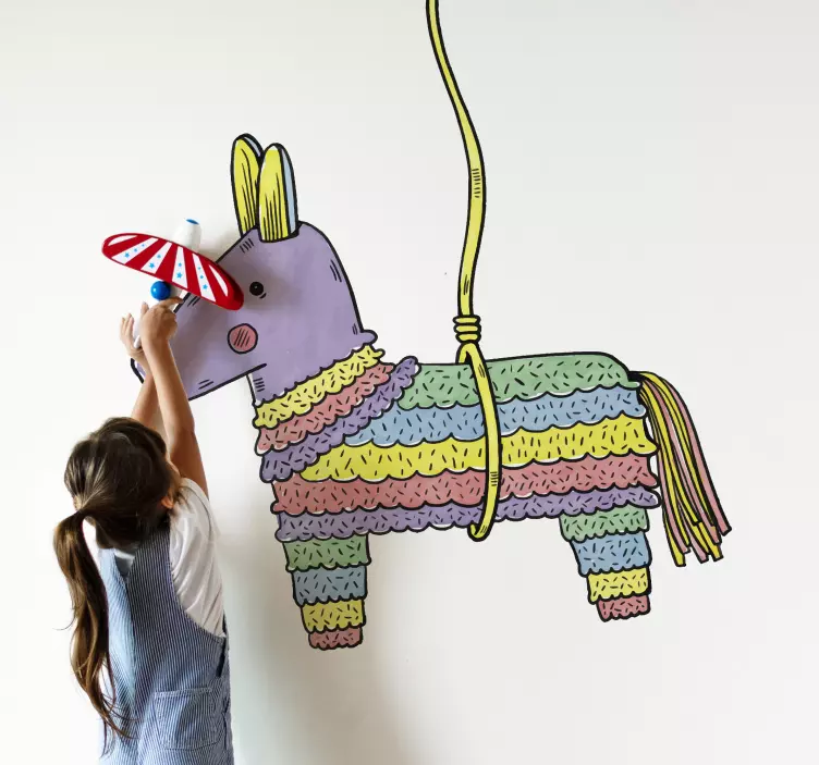 Vinilo decorativo piñata mexicana - TenVinilo