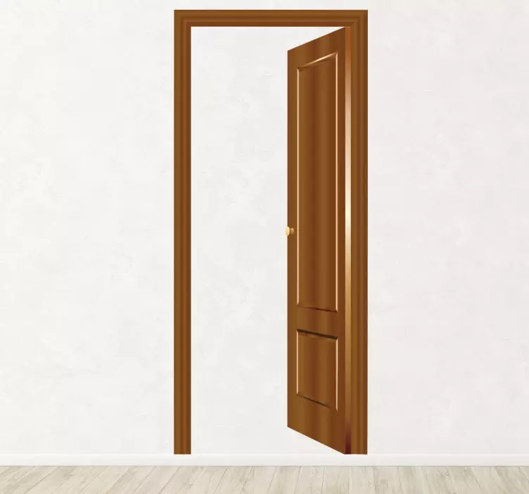 Vinilo decorativo puerta falsa - TenVinilo