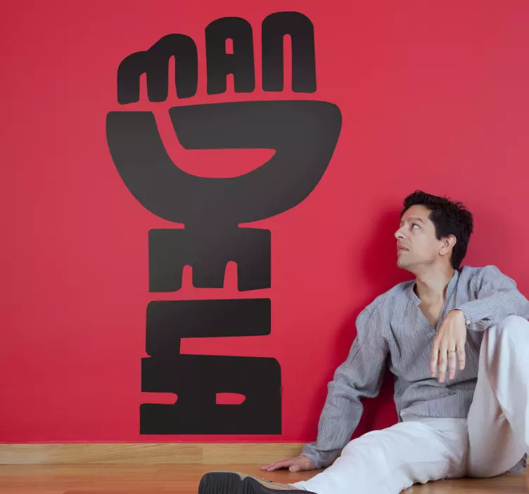 Vinilo decorativo puño Mandiba - TenVinilo