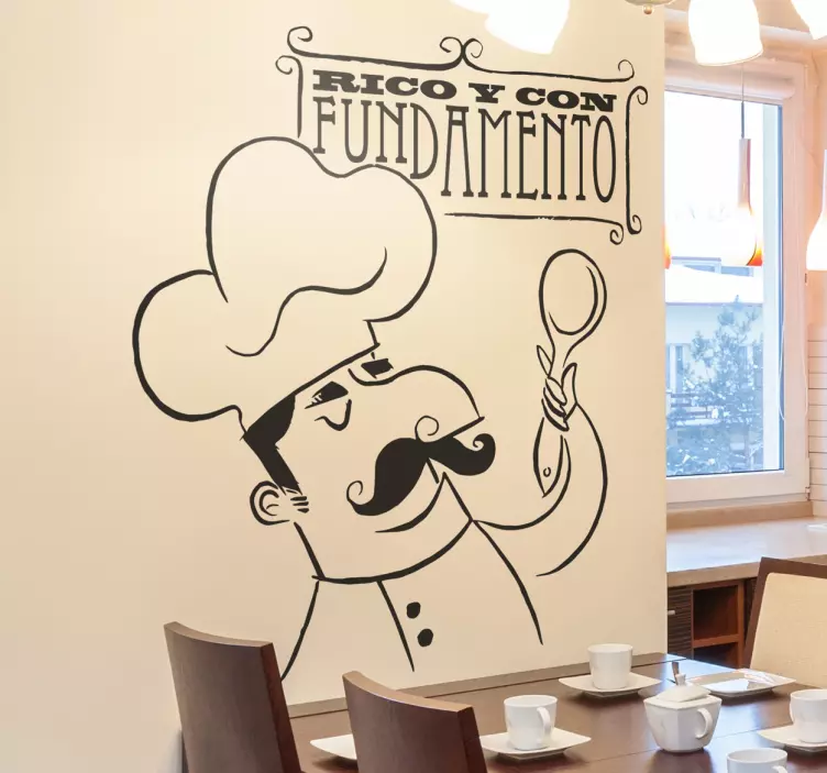 Vinilo decorativo rico y con fundamento - TenVinilo