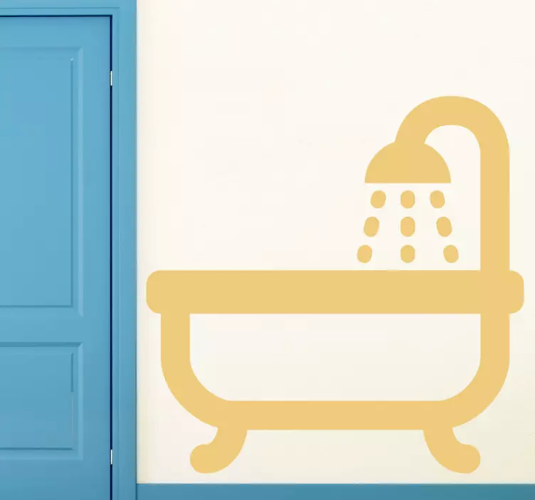 Vinilo decorativo señalizacion baño - TenVinilo