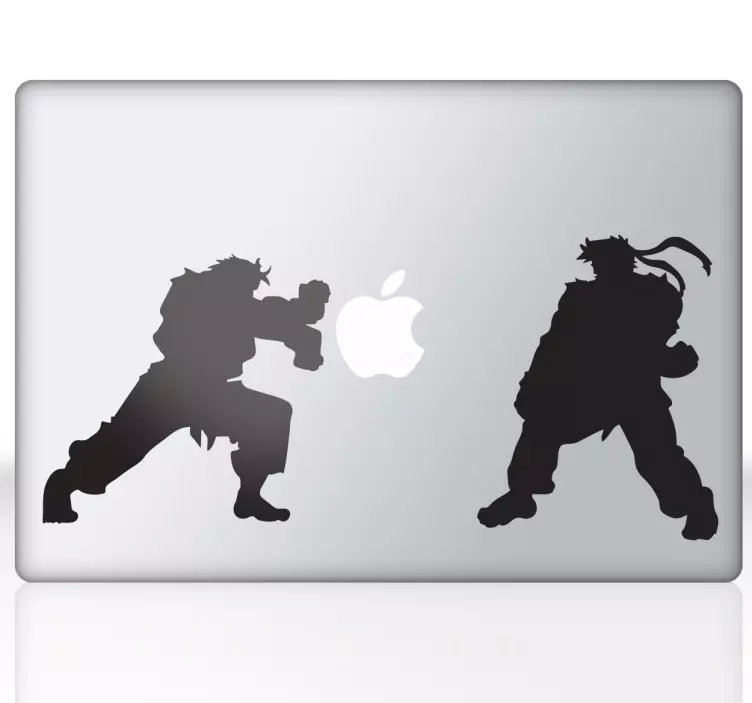 Vinilo decorativo Street Fighter para Mac - TenVinilo