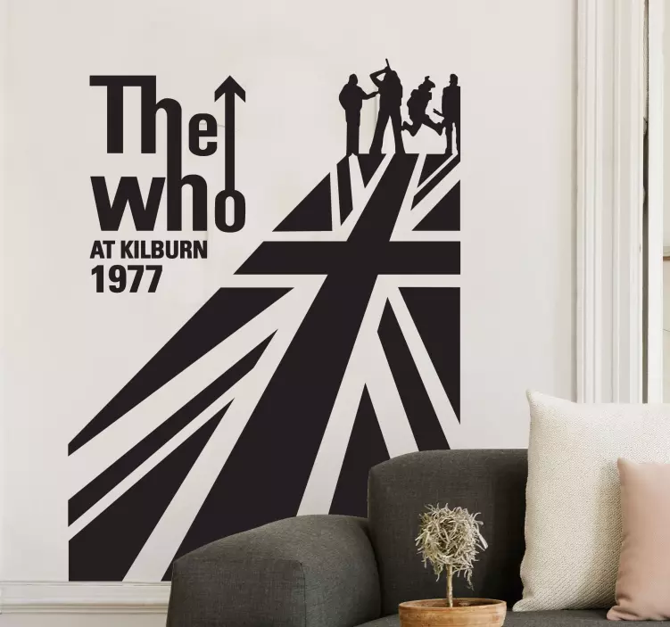 Vinilo decorativo The Who bandera - TenVinilo