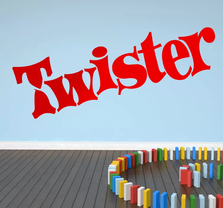 Vinilo decorativo Twister - TenVinilo