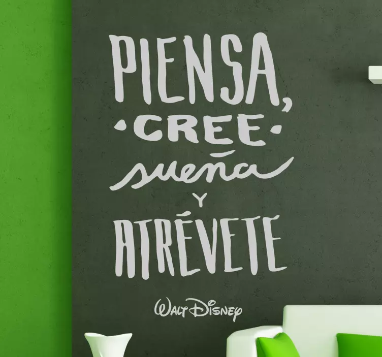 Vinilo Disney piensa atrévete - TenVinilo