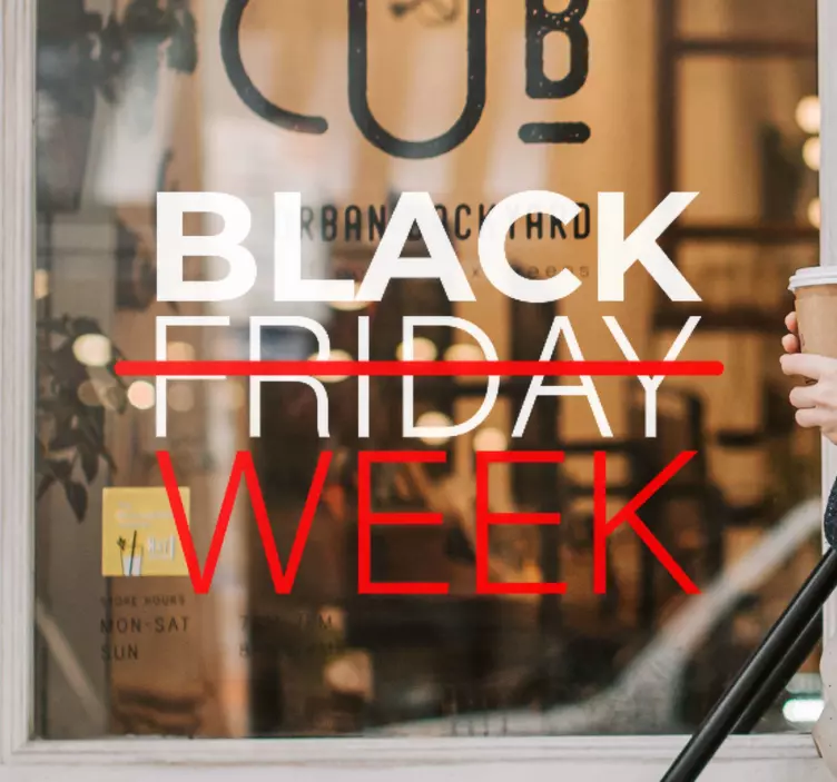 Vinilo Black Friday semana de rebajas del viernes negro - TenVinilo