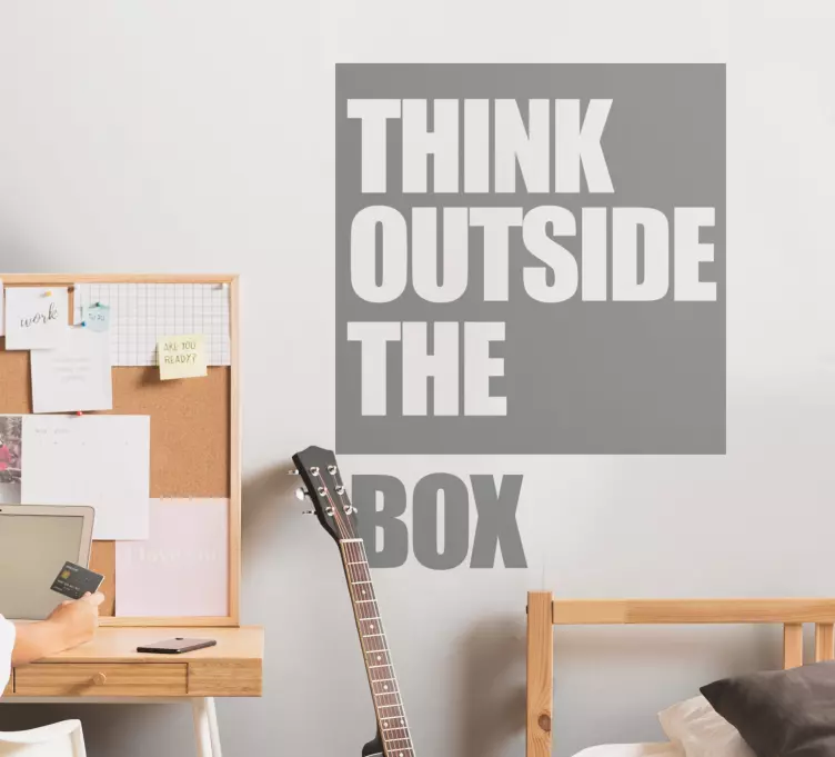 Vinilo frase célebre considera otras perspectivas - TenVinilo