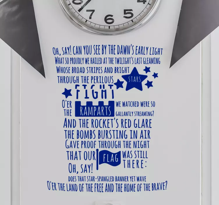 Vinilo frase célebre la luz temprana del amanecer - TenVinilo