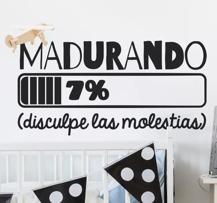 Vinilo frase madurando en proceso - TenVinilo